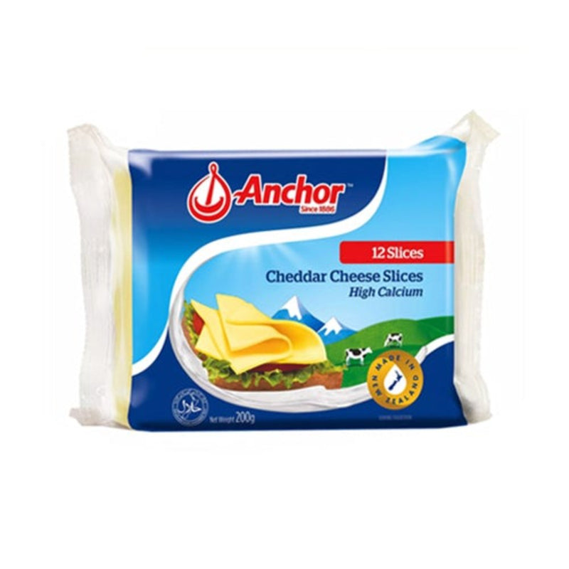 Anchor Cheddar Cheese Slices 200g