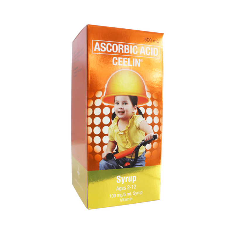 Ceelin Ascorbic Acid 100mg/5ml Syrup 500ml