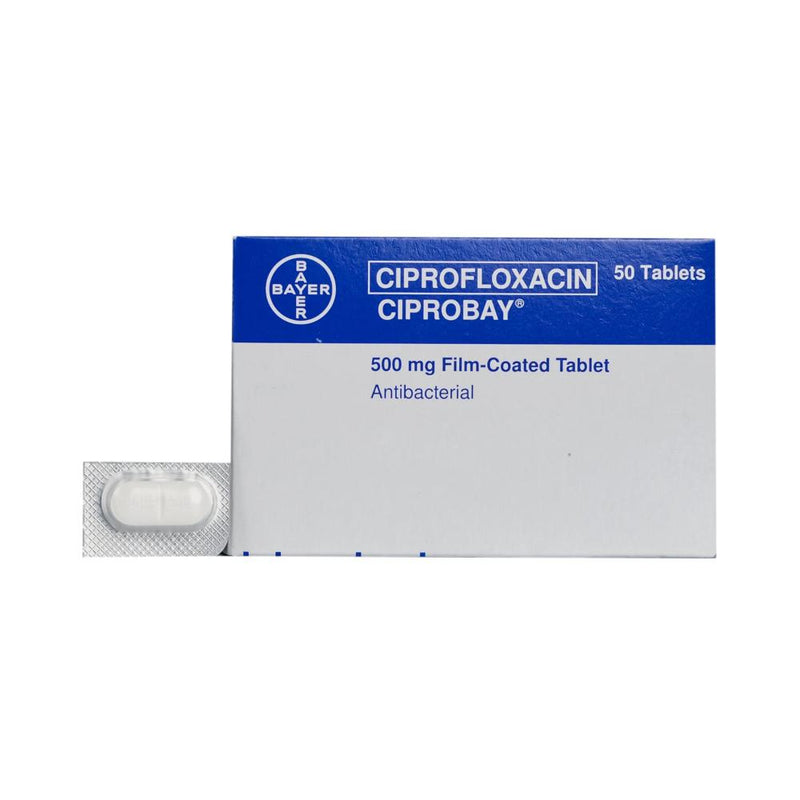 Ciprobay Ciprofloxacin 500mg Tablet By 1's