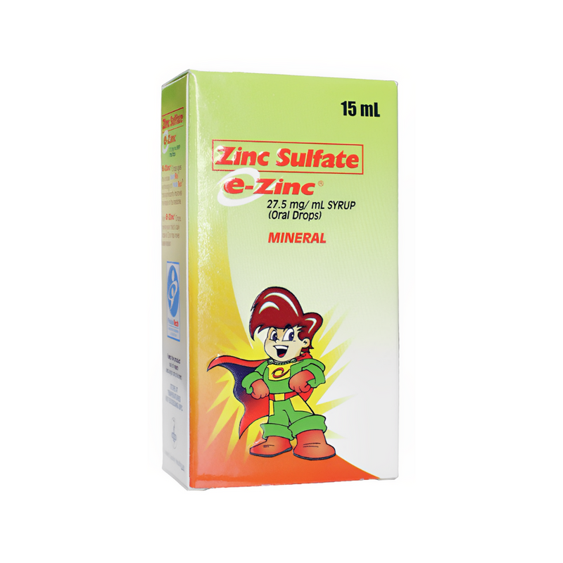 E-Zinc Sulfate 27.5mg/ml Oral Drops 15ml