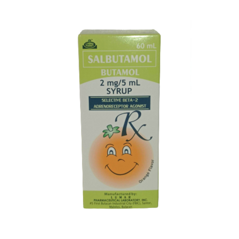 Butamol Salbutamol 2mg/5ml Syrup 60ml