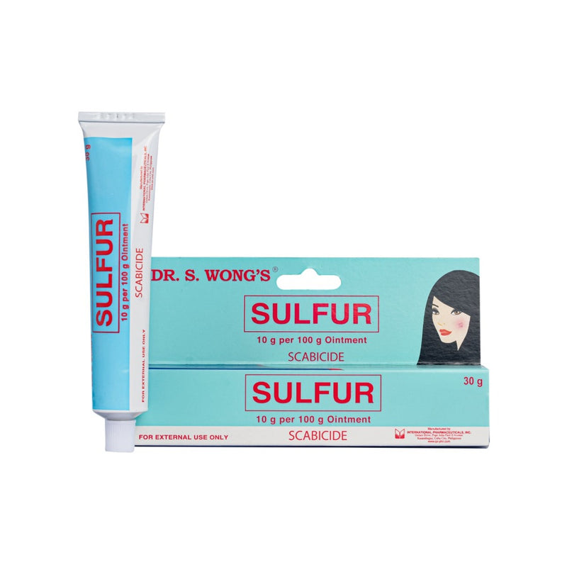 Dr. S. Wong's Scabicide Sulfur Ointment 30g
