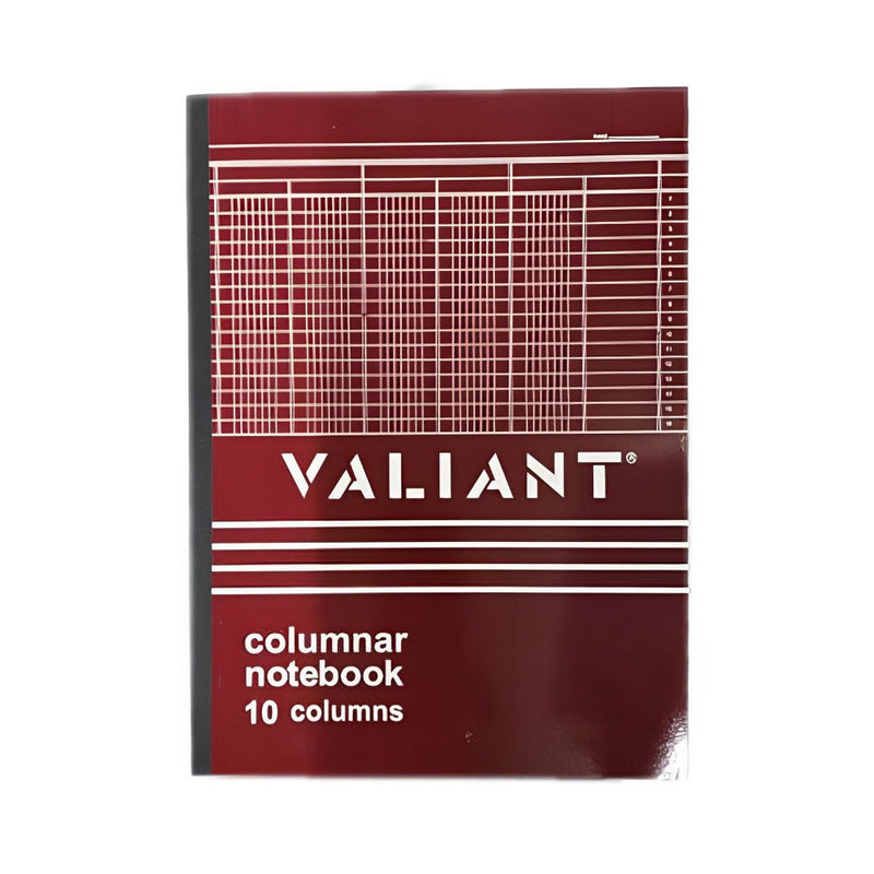 Valiant Columnar Notebook 10 Columns