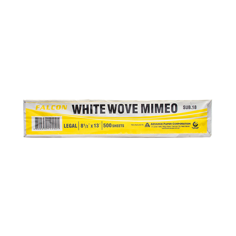 Falcon White Wove Mimeo Paper Sub 18 Long