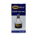 HBW Stamp Pad Ink Black 30ml