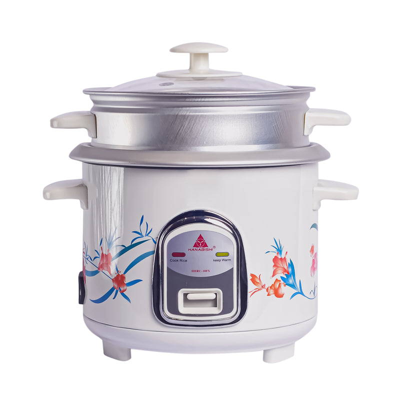 Hanabishi HRC28FS Rice Cooker With Steamer 15 Cups 2.8L