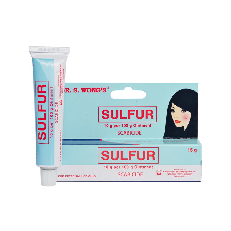 Dr. S. Wong's Scabicide Sulfur Ointment 15g