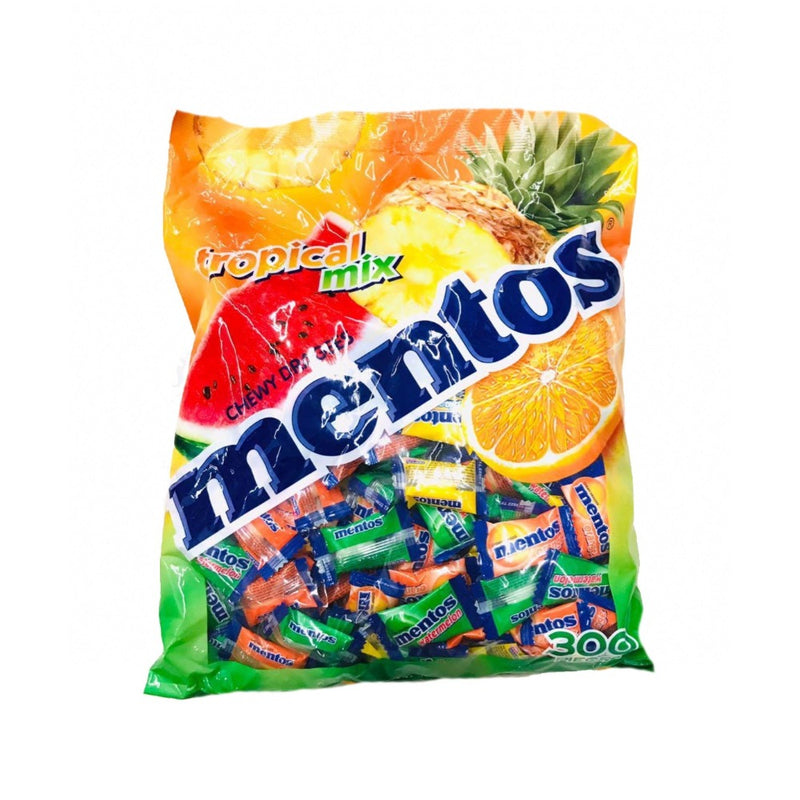 Mentos Tropical Fruit Mix Chewy Dragees Candy 300's