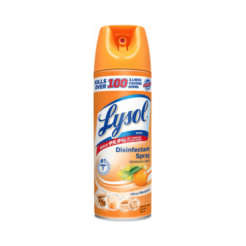 Lysol Liquid Disinfectant Spray Citrus Meadows 170g