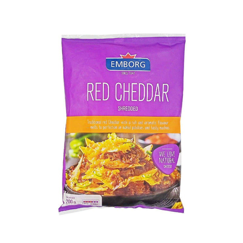 Emborg Shredded Cheese Cheddar 200g