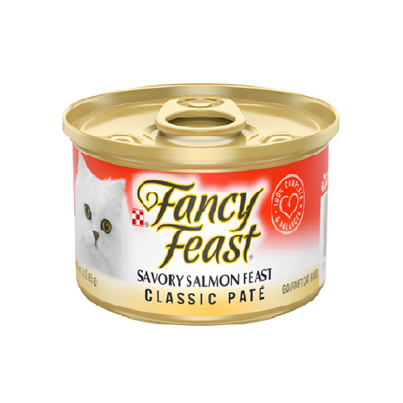 Fancy Feast Cat Food Classic Savory Salmon 85g (3oz)