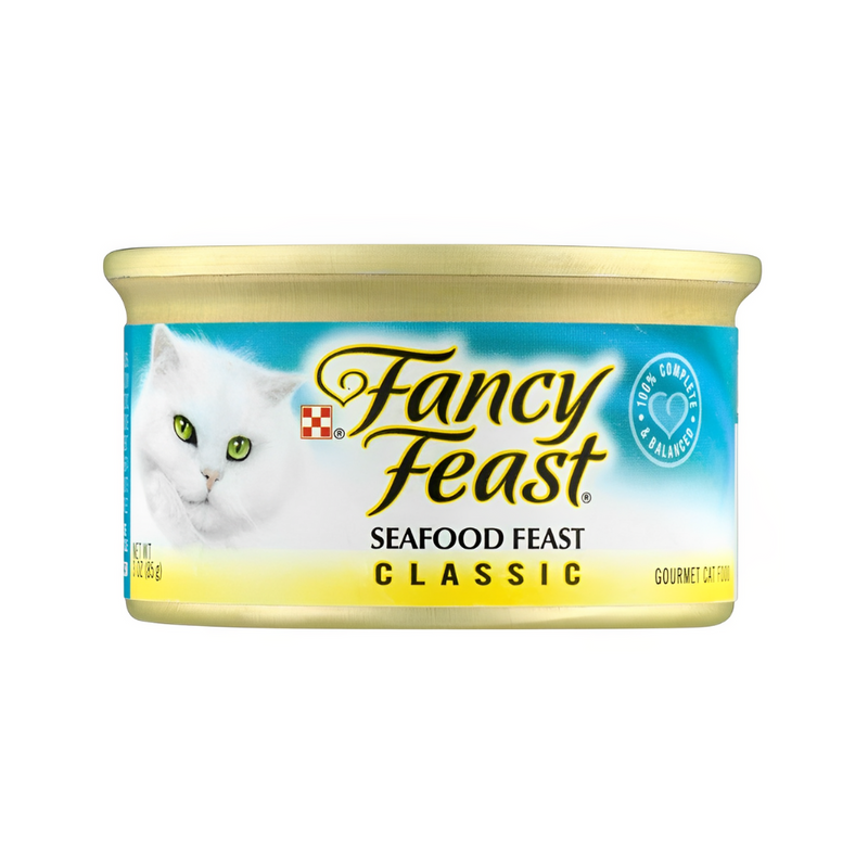 Fancy Feast Cat Food Classic Seafood 85g (3oz)