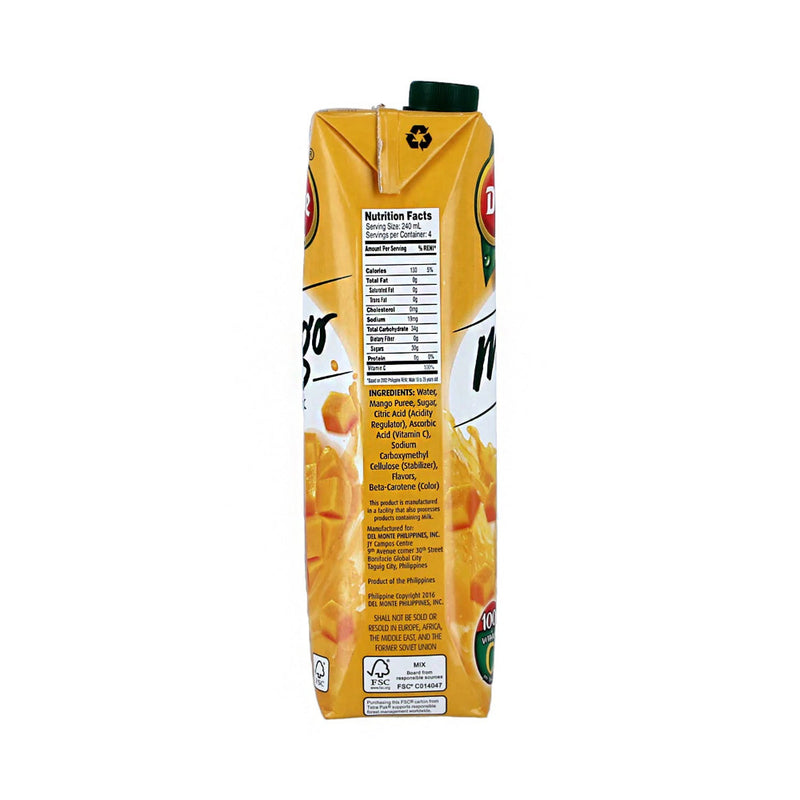 Del Monte Juice Drink Mango 1L
