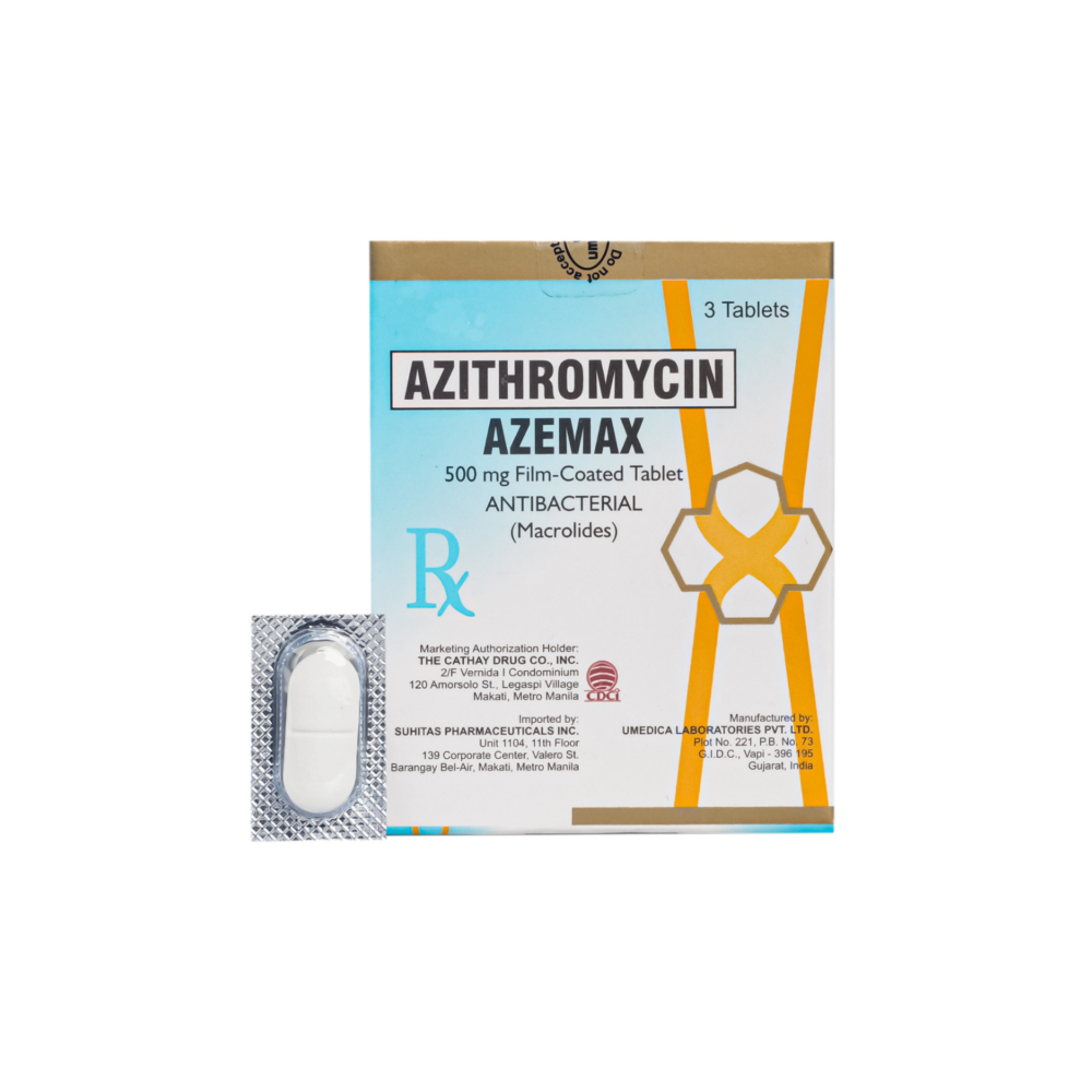 Azemax Film-Coated Tablet 500mg 1's