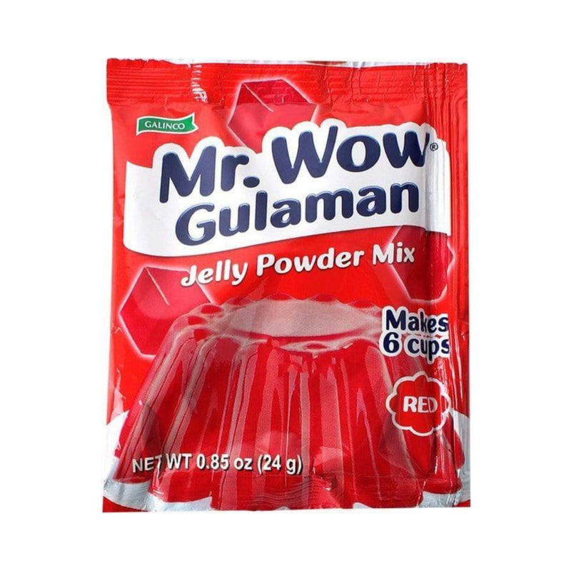 Mr. Wow Gulaman Jelly Powder Mix Red 24g