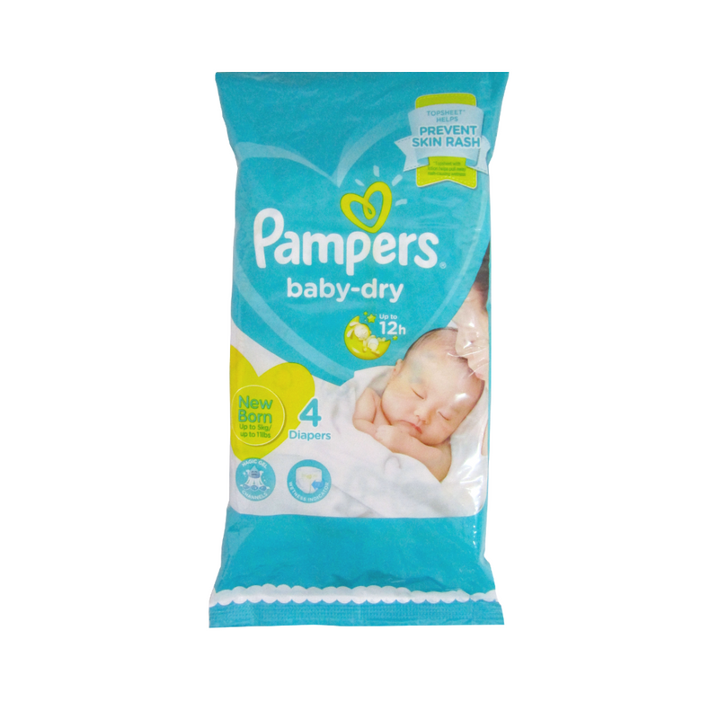 Pampers Baby Dry Diapers Newborn 4 s