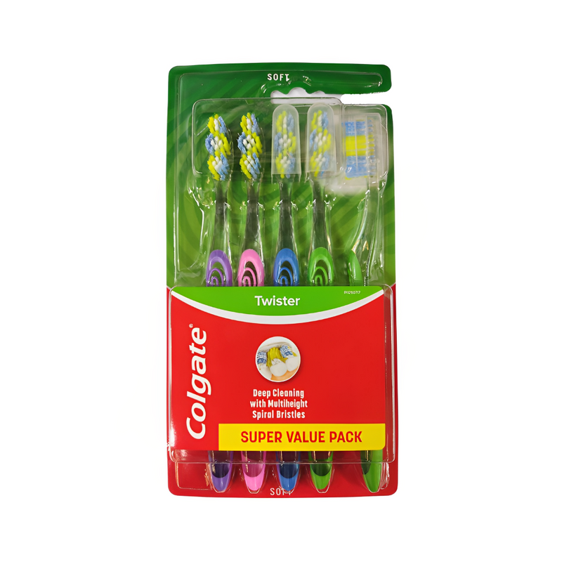 Colgate Toothbrush Twister With Cap 3 + 2