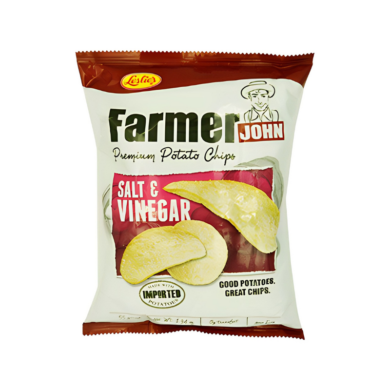Farmer John Potato Chips Salt and Vinegar 55g