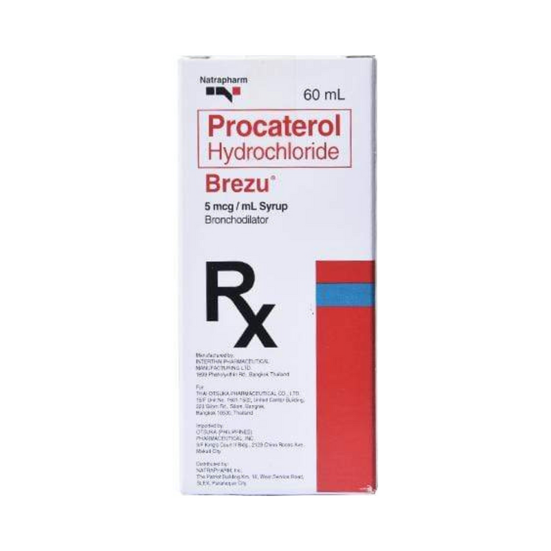 Brezu Procaterol Hydrochloride 5mcg/ml Syrup 60ml
