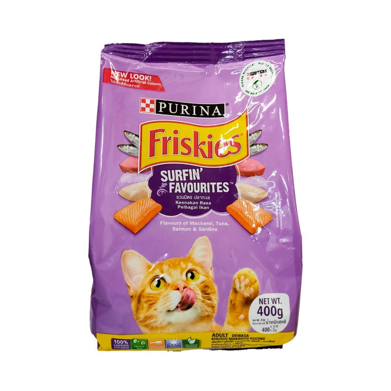 Friskies Dry Cat Food Surfin Turfin 450g