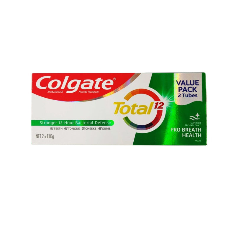 Colgate Total Toothpaste Pro Breath Health 110g Twin Pack