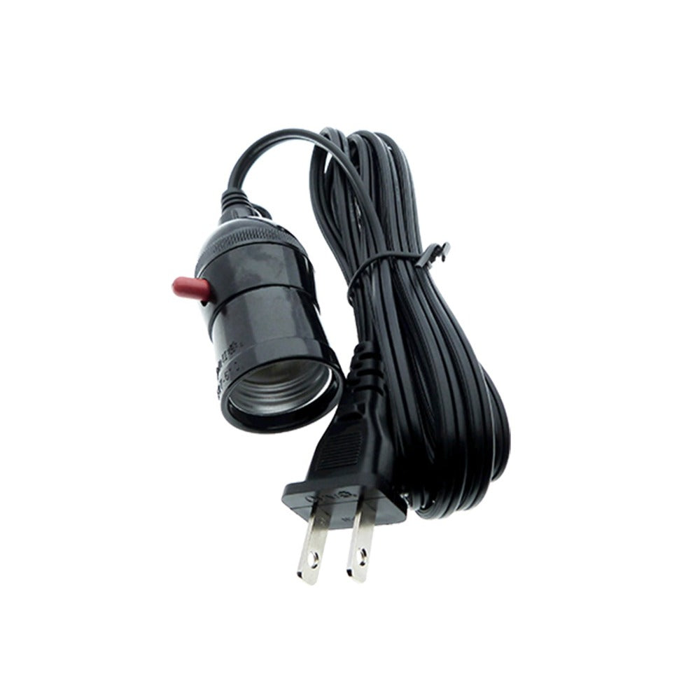 Push Trough Socket Omni E27-613-PK Push Through Socket Extension 3-Meter Wire 3A 250V