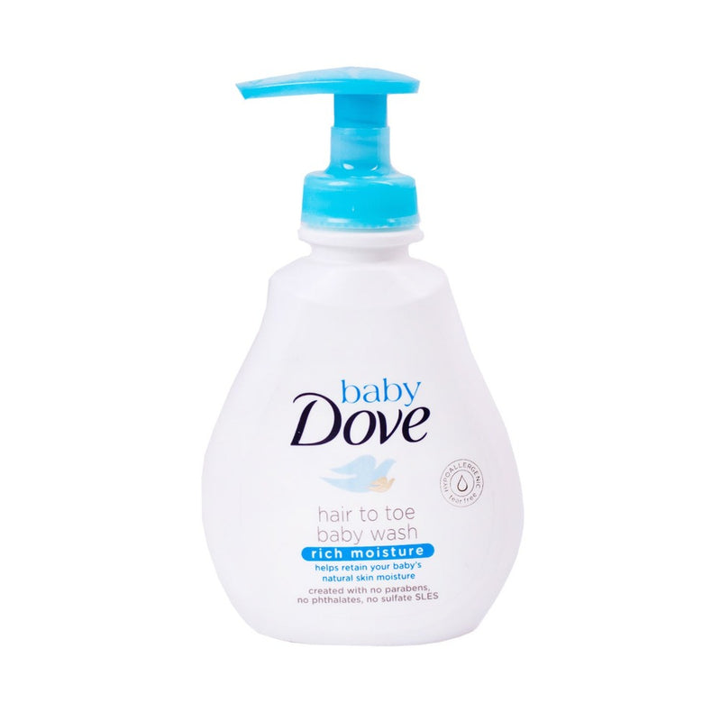 Dove Hair To Toe Baby Wash Rich Moisture 200ml