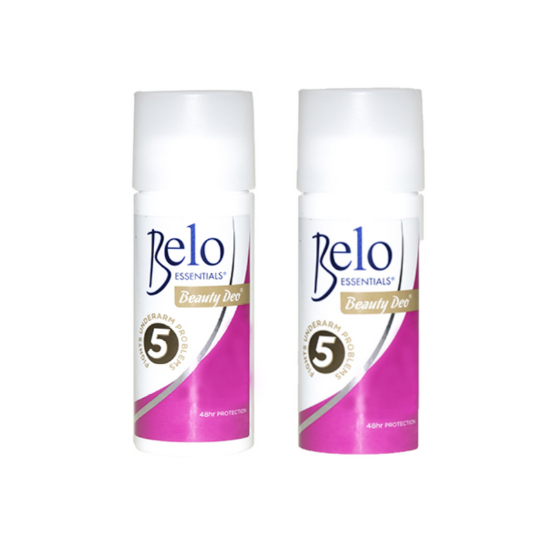 Belo Essentials Beauty Deo Whitening Roll On 40ml x 2's