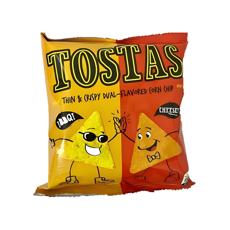 Tostas Corn Chips BBQ And Cheese 24g