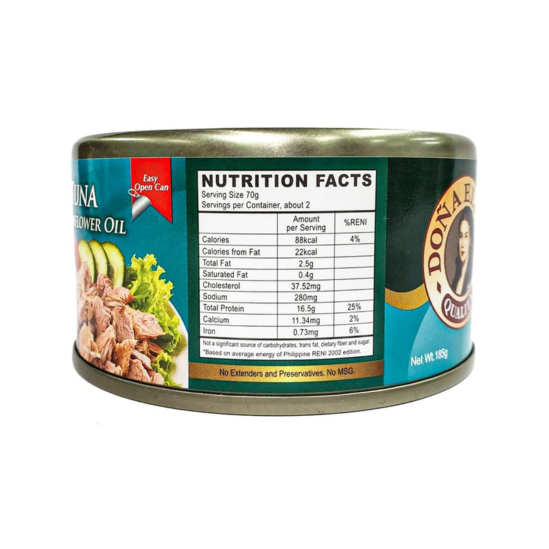 Doña Elena Rice Doña Elena 100% Tuna Chunks In Sunflower Oil 185g