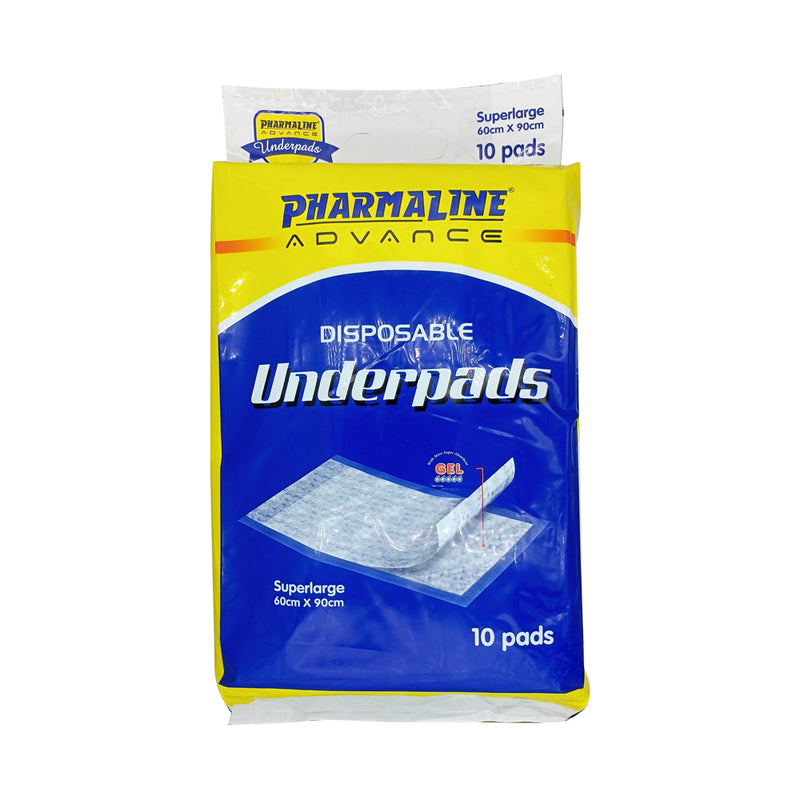 Pharmaline Underpads Disposable Super Large 10's