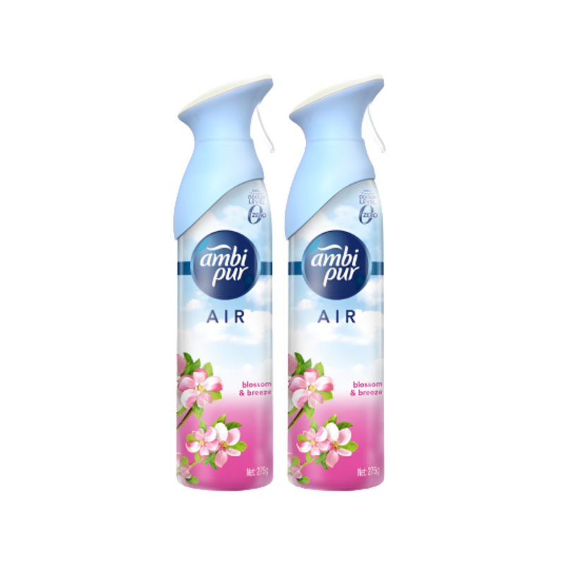 Ambi Pur Air Freshener Spray Blossom And Breeze 275g x 2's