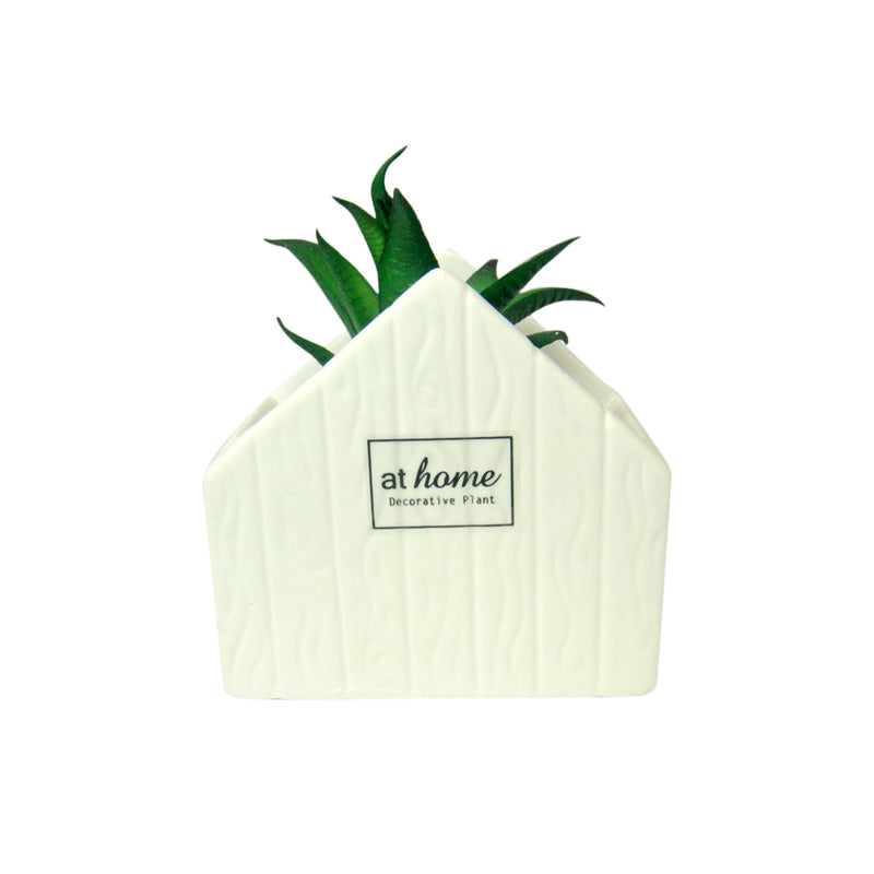 At Home Dallia Faux Plant Small White