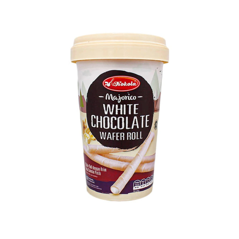 Majorico Wafer Roll White Chocolate 120g