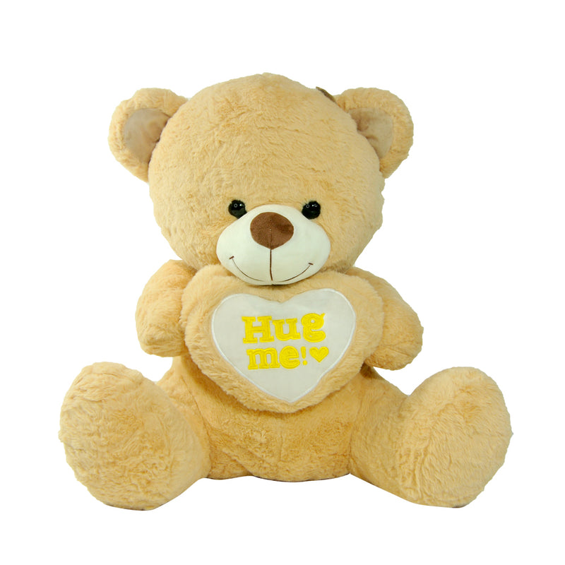 Stuffed Toy Bear With Heart Hug Me