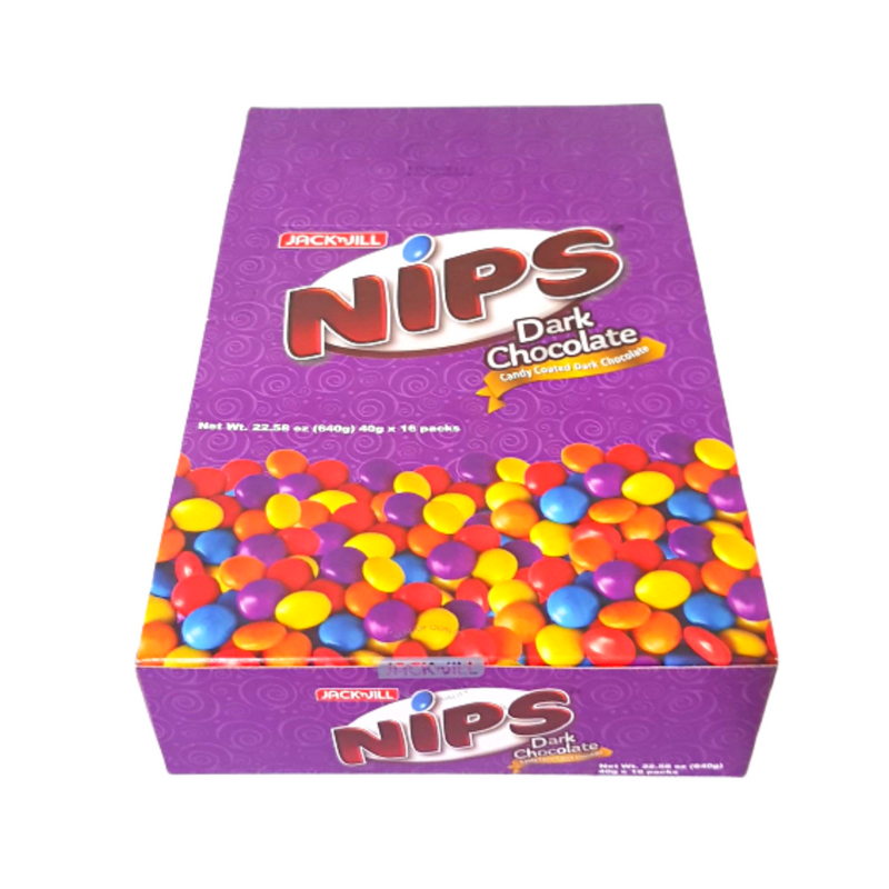 Jack 'n Jill Nips Dark Chocolate 40g x 16's