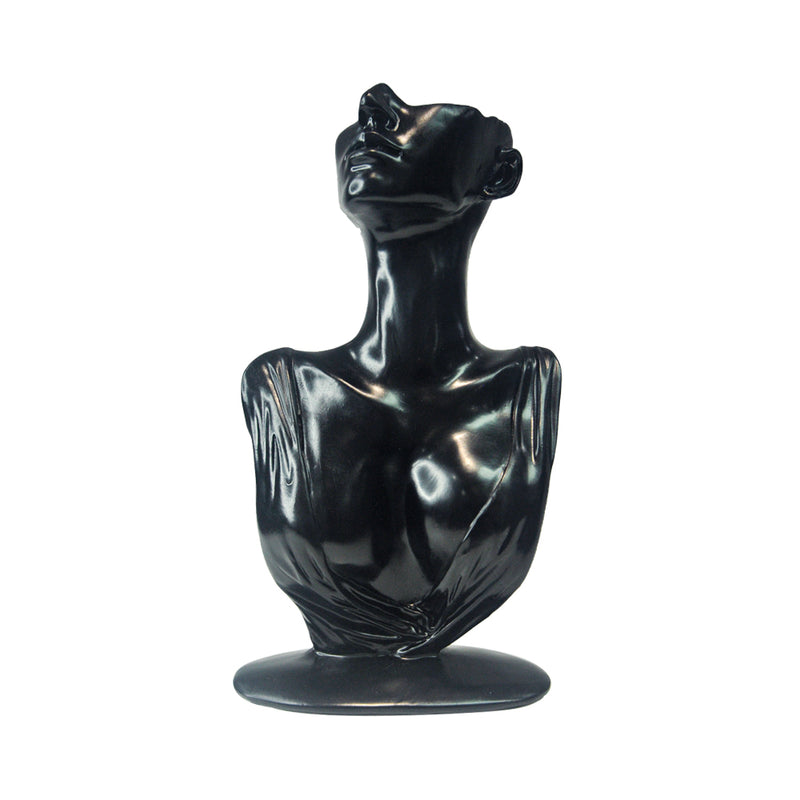 Ideal Living Ceramic Sculpture Black 32 x 20 cm