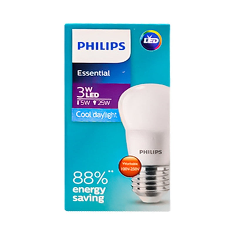 Philips Essential LED Bulb Mini 3 Watts Cool Daylight E27