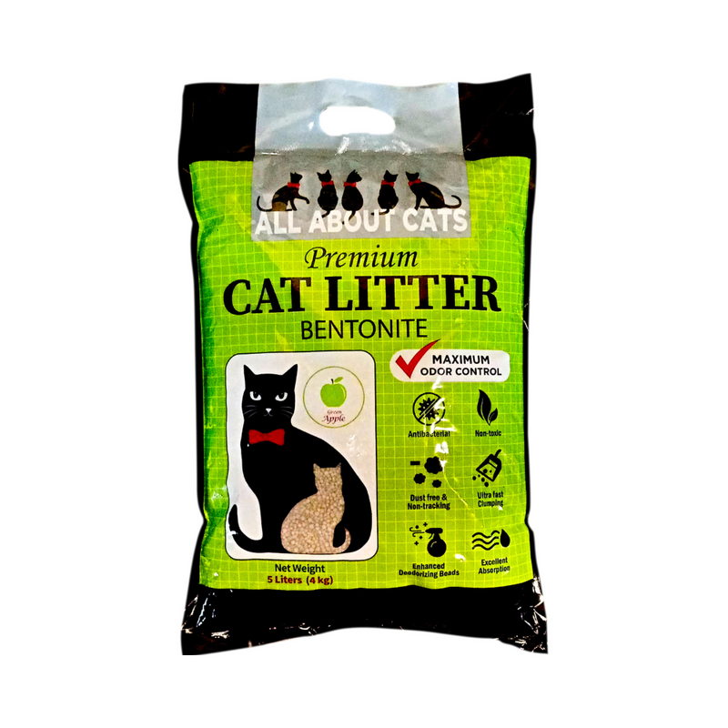 All About Cats Premium Cat Litter Green Apple 4kg
