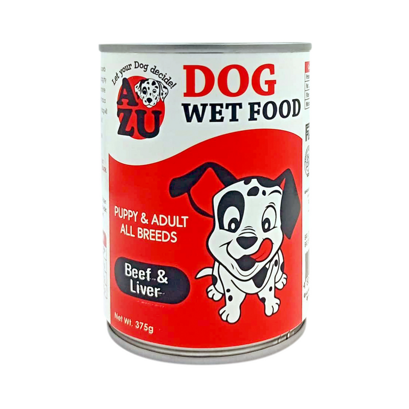 Azu Wet Dog Food Beef And Liver 375g