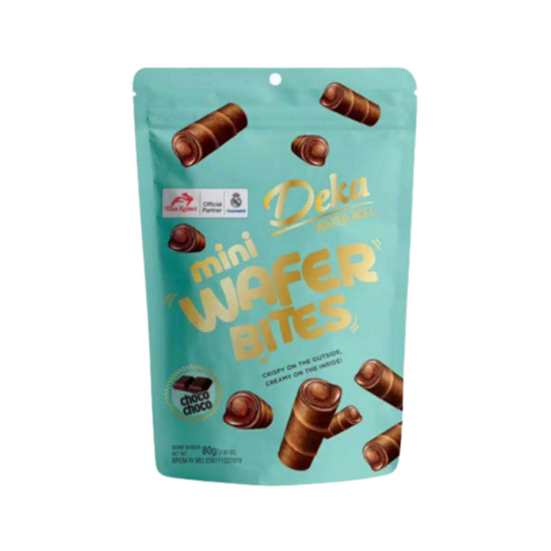 Deka Mini Wafer Bites Chocolate 80g