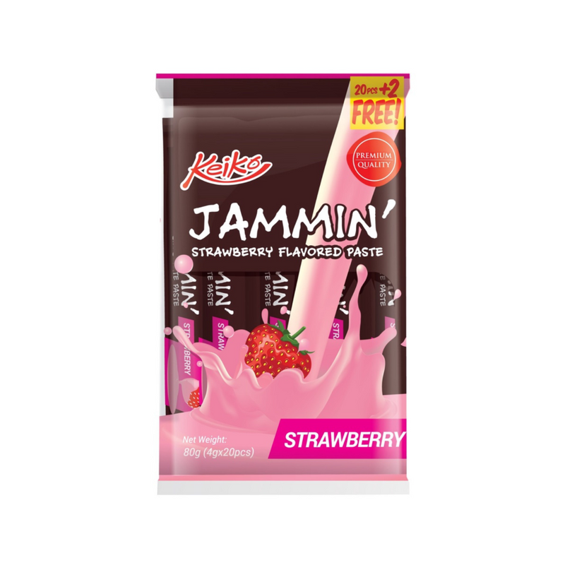 Keiko Jammin Strawberry Paste 4g x 20's