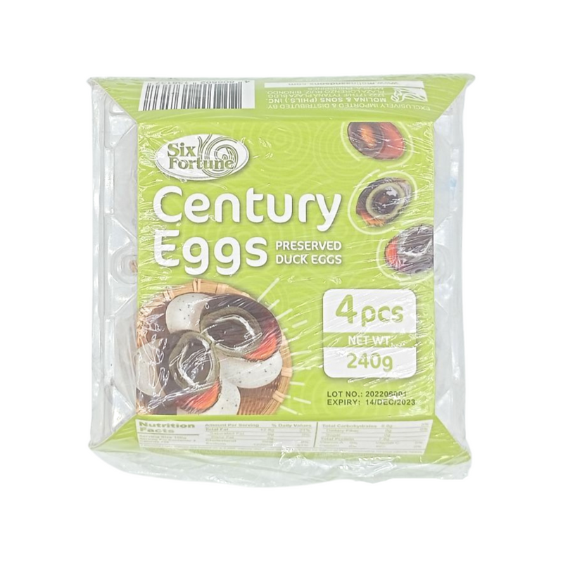 Six Fortune Century Eggs 4's 240g