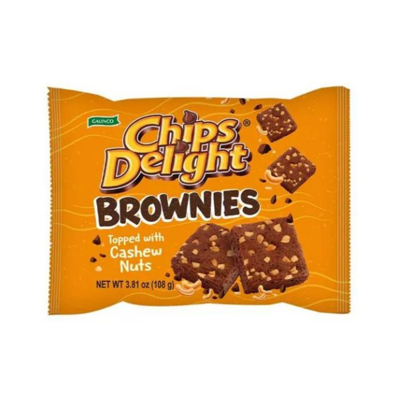 Chips Delight Brownies Topped With Cashew Nuts 108g
