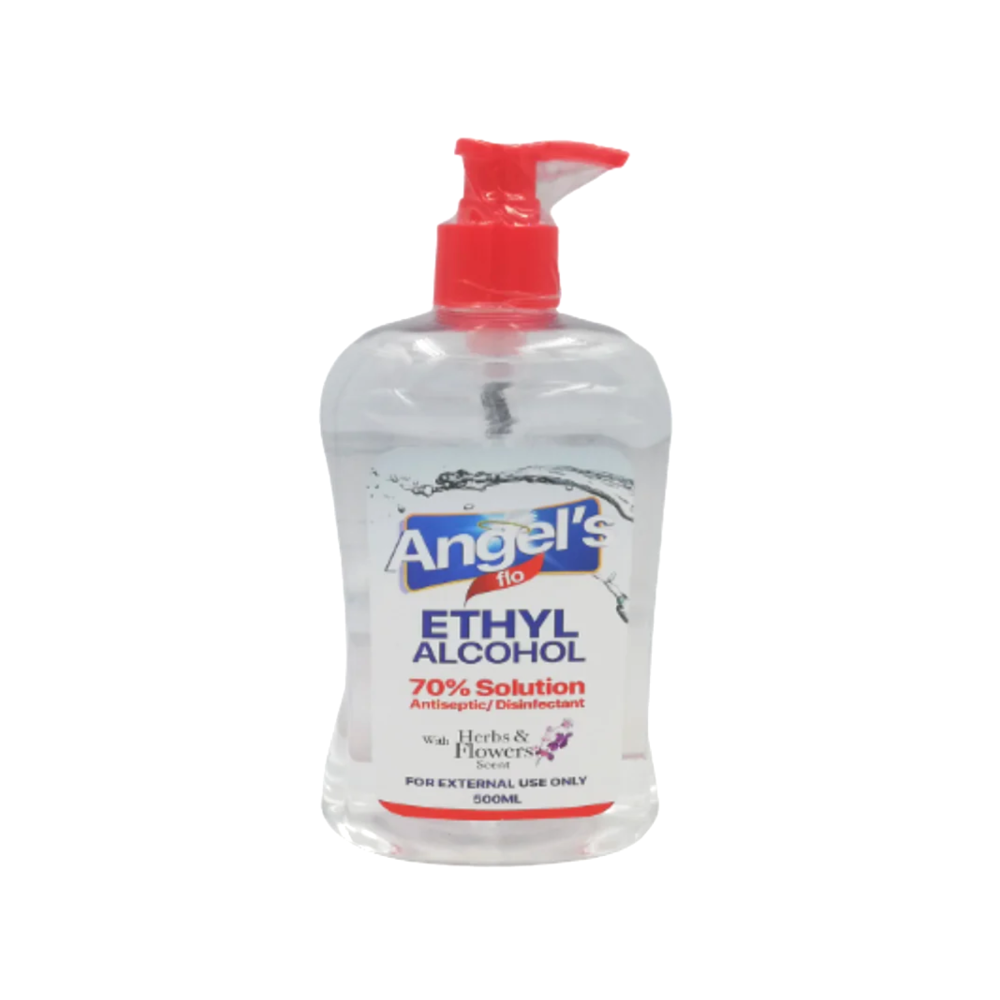 Alcohol Angel Rosa Angel's Flo 70% Ethyl Alcohol 500ml