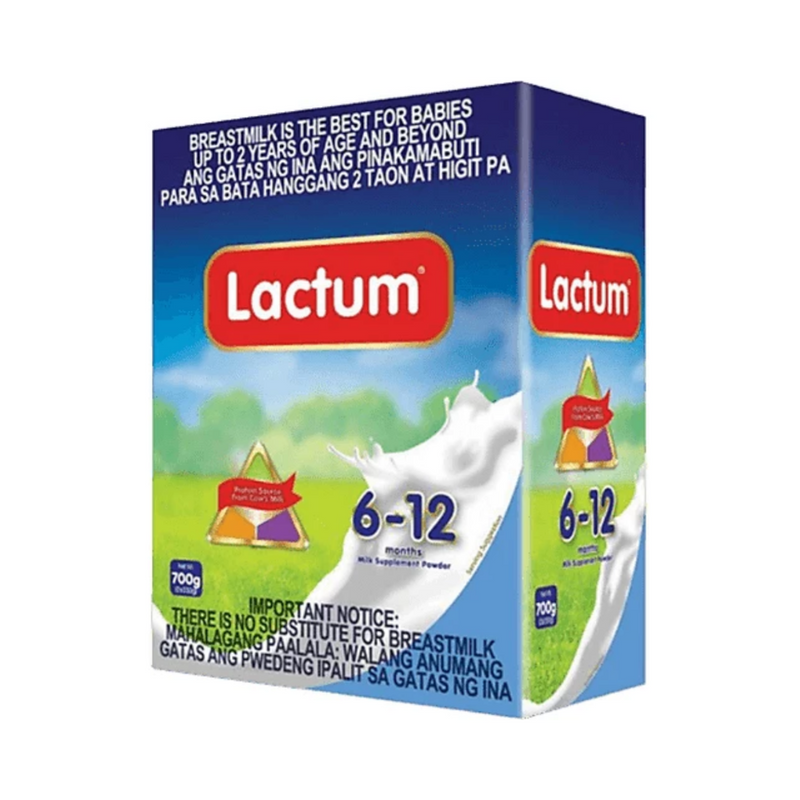 Lactum 6-12 Months Milk Supplement Powder Plain 700g
