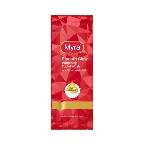 Myra Smooth Glow Whitening Facial Wash 10ml
