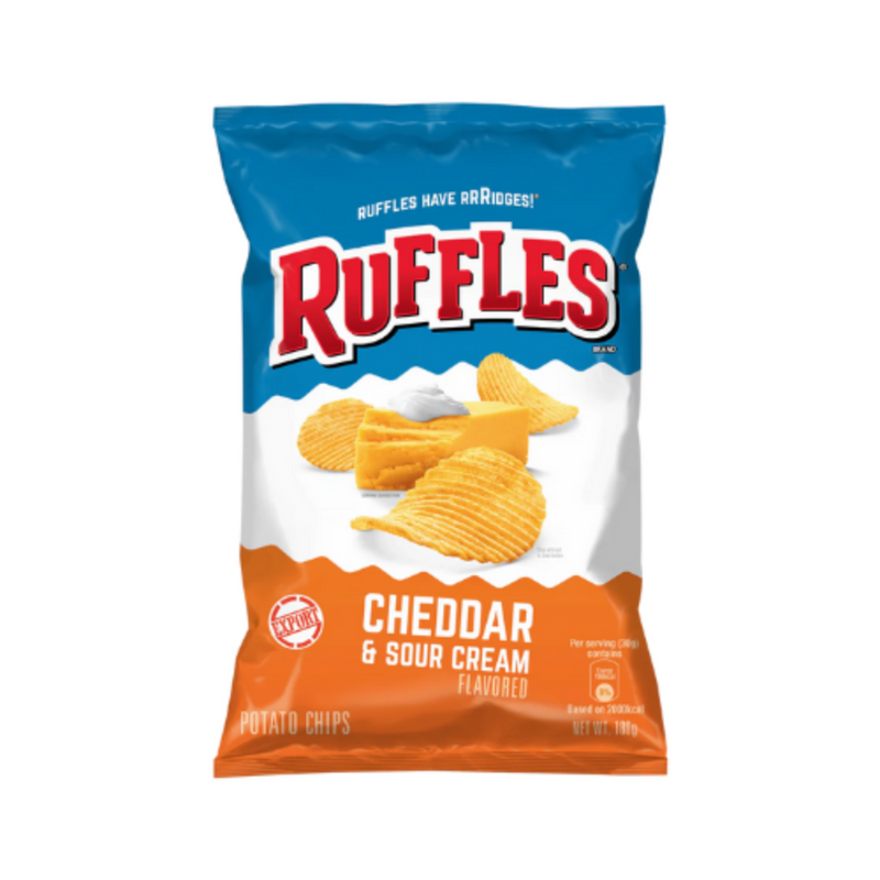 Ruffles Potato Chips Cheddar And Sour Cream 170g