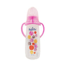 Babyflo Feeding Bottle With Handle Pink 270ml (9oz)