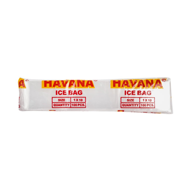 Havana PE Ice Bag 1 x 10in 100's